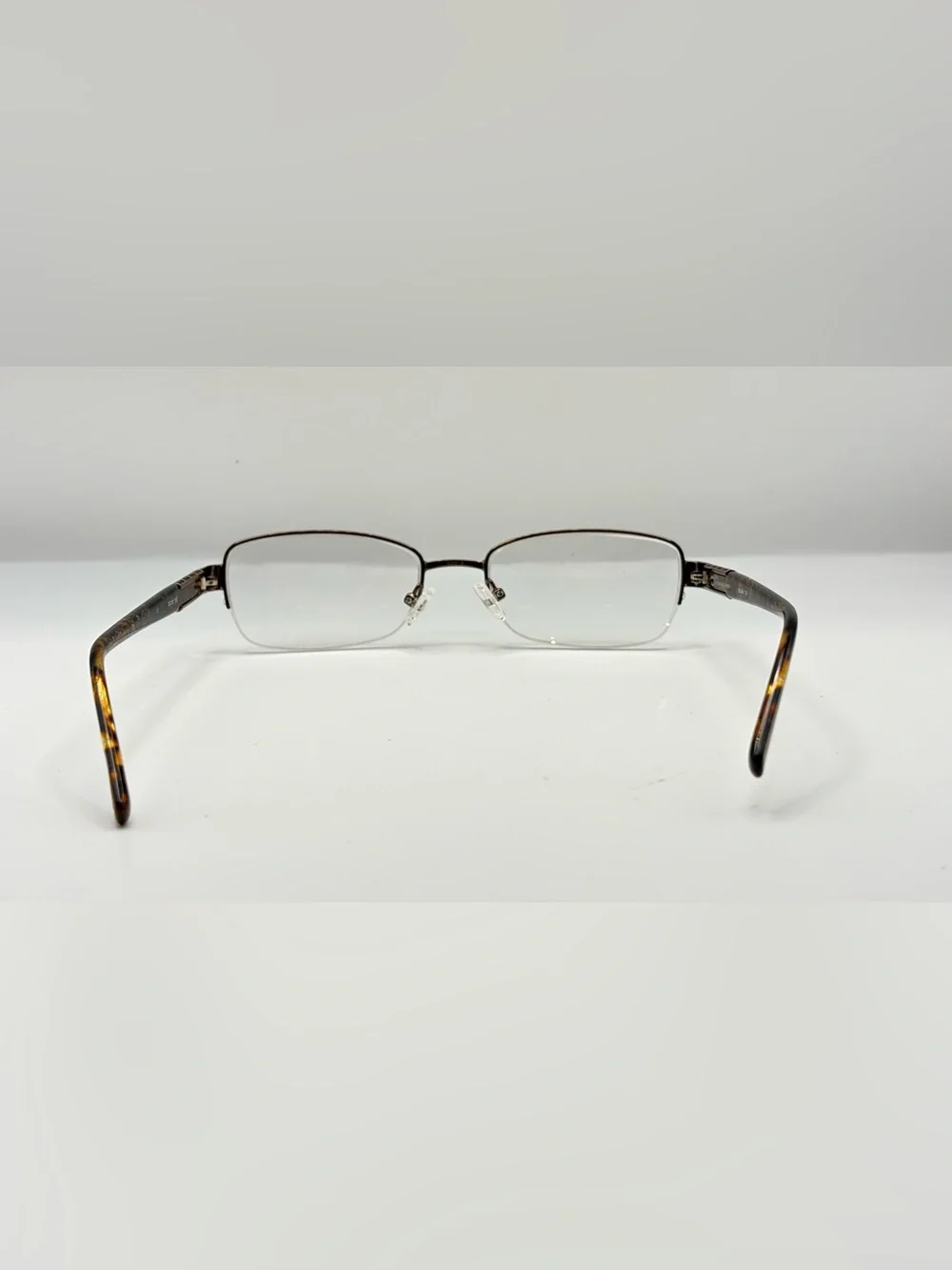 Oscar de la Renta OSL466 Brown Half-Rim Sunglasses Frames Only